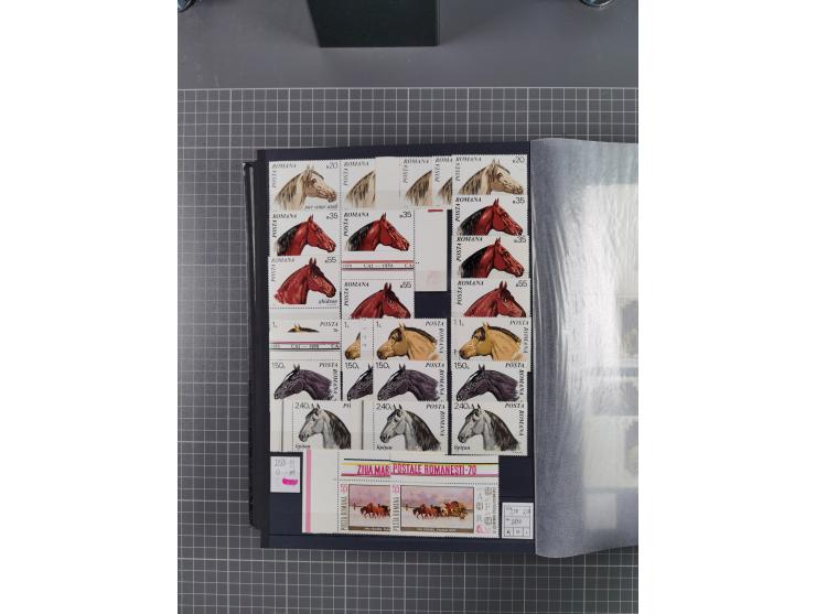 1872/1980 (ca.), mint never hinged/unused and used collection, including officials and postage dues, together with some souve