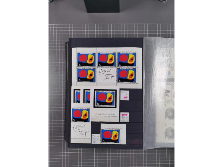 1872/1980 (ca.), mint never hinged/unused and used collection, including officials and postage dues, together with some souve