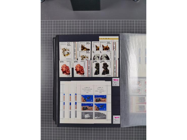 1872/1980 (ca.), mint never hinged/unused and used collection, including officials and postage dues, together with some souve