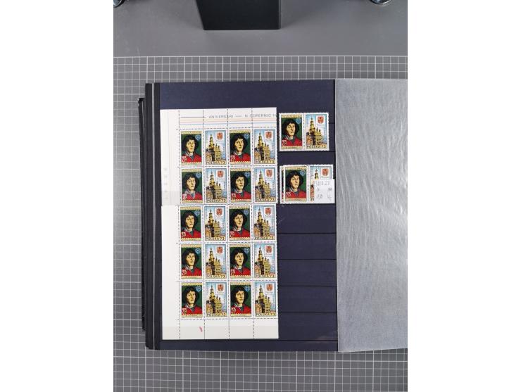 1872/1980 (ca.), mint never hinged/unused and used collection, including officials and postage dues, together with some souve