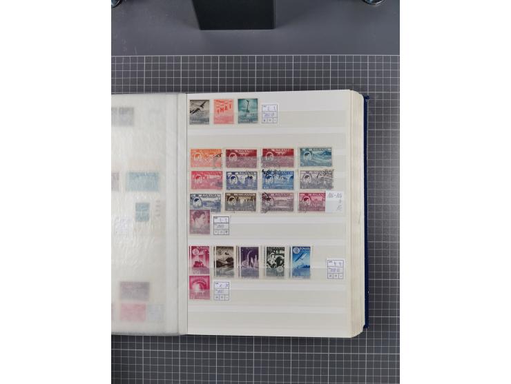 1872/1980 (ca.), mint never hinged/unused and used collection, including officials and postage dues, together with some souve