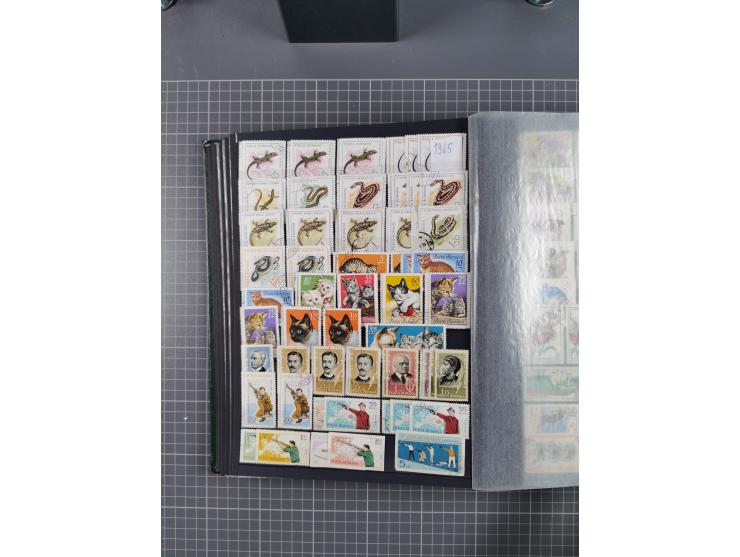 1872/1980 (ca.), mint never hinged/unused and used collection, including officials and postage dues, together with some souve