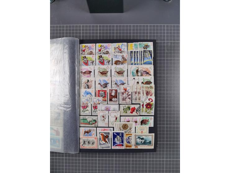 1872/1980 (ca.), mint never hinged/unused and used collection, including officials and postage dues, together with some souve