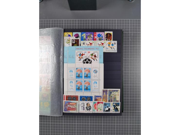 1872/1980 (ca.), mint never hinged/unused and used collection, including officials and postage dues, together with some souve