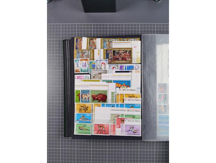 1872/1980 (ca.), mint never hinged/unused and used collection, including officials and postage dues, together with some souve