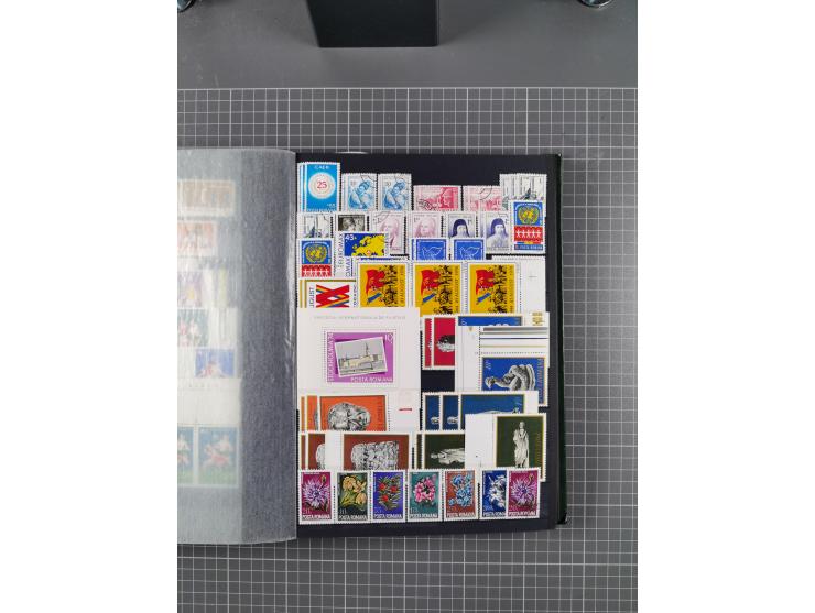 1872/1980 (ca.), mint never hinged/unused and used collection, including officials and postage dues, together with some souve