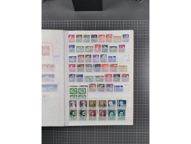 1872/1980 (ca.), mint never hinged/unused and used collection, including officials and postage dues, together with some souve