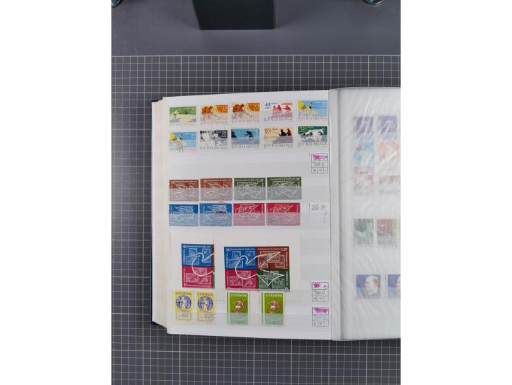 1872/1980 (ca.), mint never hinged/unused and used collection, including officials and postage dues, together with some souve