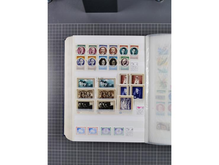 1872/1980 (ca.), mint never hinged/unused and used collection, including officials and postage dues, together with some souve