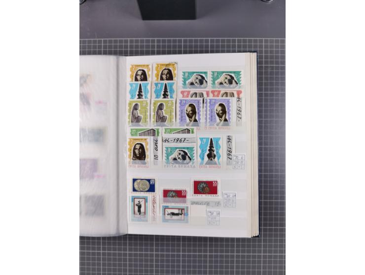 1872/1980 (ca.), mint never hinged/unused and used collection, including officials and postage dues, together with some souve