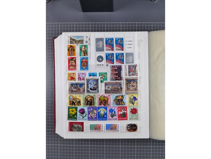 1872/1980 (ca.), mint never hinged/unused and used collection, including officials and postage dues, together with some souve