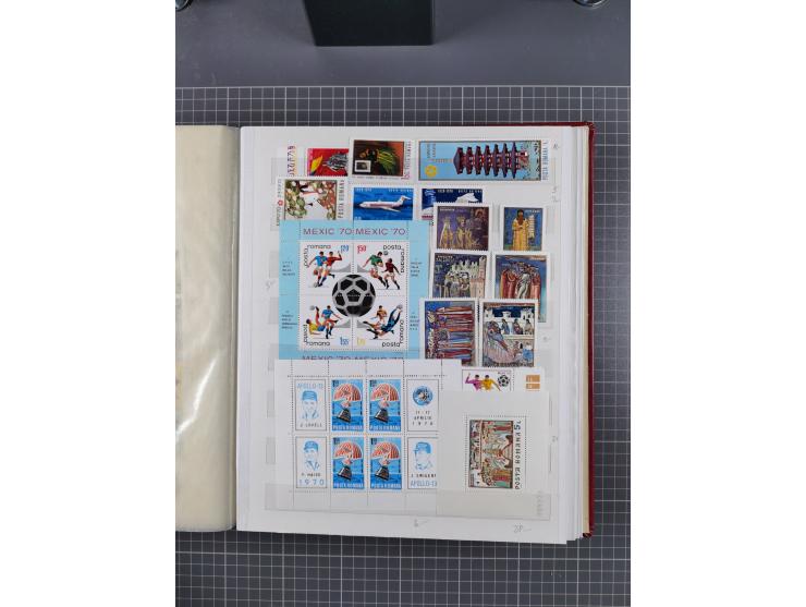 1872/1980 (ca.), mint never hinged/unused and used collection, including officials and postage dues, together with some souve