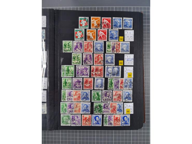 1850/2018, postfrische/ungebraucht, meist gestempelte Sammlung, u.a. mit Mi.-Nr. 152 gestempelt sign. Richter und umfangreich