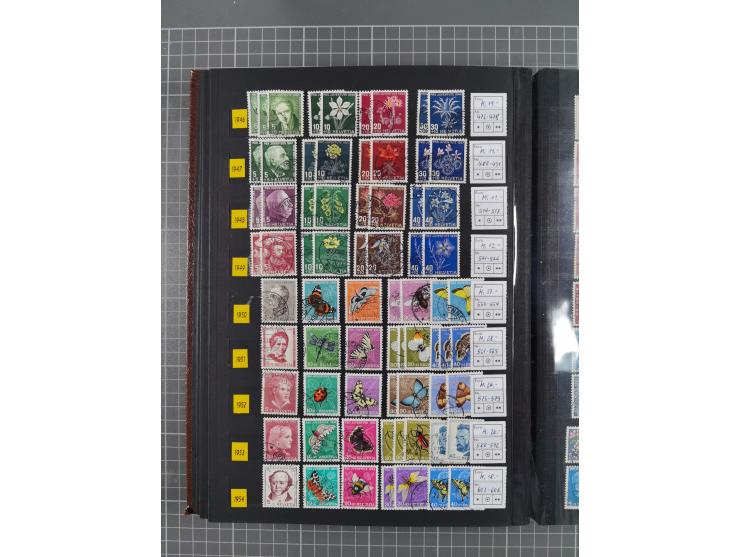 1850/2018, postfrische/ungebraucht, meist gestempelte Sammlung, u.a. mit Mi.-Nr. 152 gestempelt sign. Richter und umfangreich