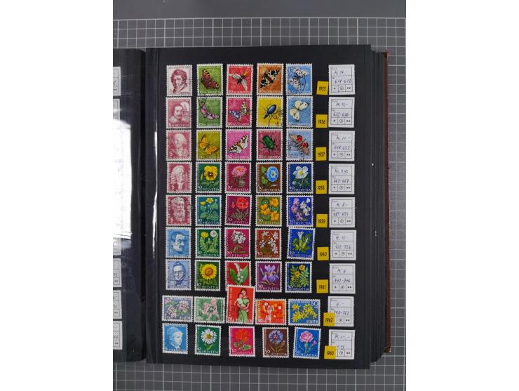 1850/2018, postfrische/ungebraucht, meist gestempelte Sammlung, u.a. mit Mi.-Nr. 152 gestempelt sign. Richter und umfangreich