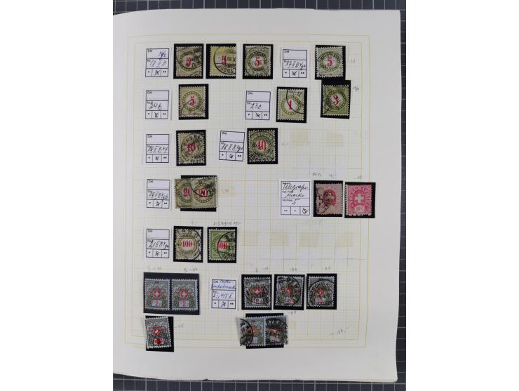 1850/2018, postfrische/ungebraucht, meist gestempelte Sammlung, u.a. mit Mi.-Nr. 152 gestempelt sign. Richter und umfangreich