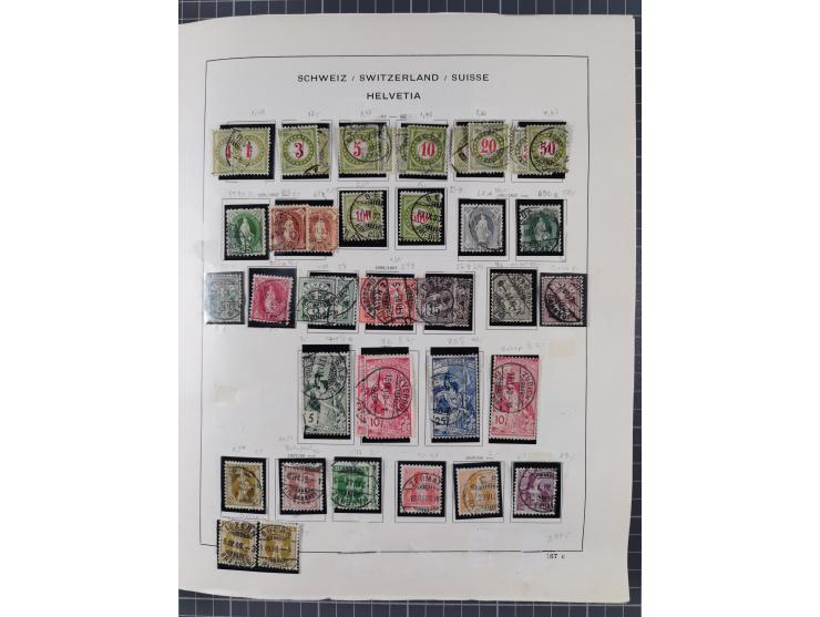 1850/2018, postfrische/ungebraucht, meist gestempelte Sammlung, u.a. mit Mi.-Nr. 152 gestempelt sign. Richter und umfangreich