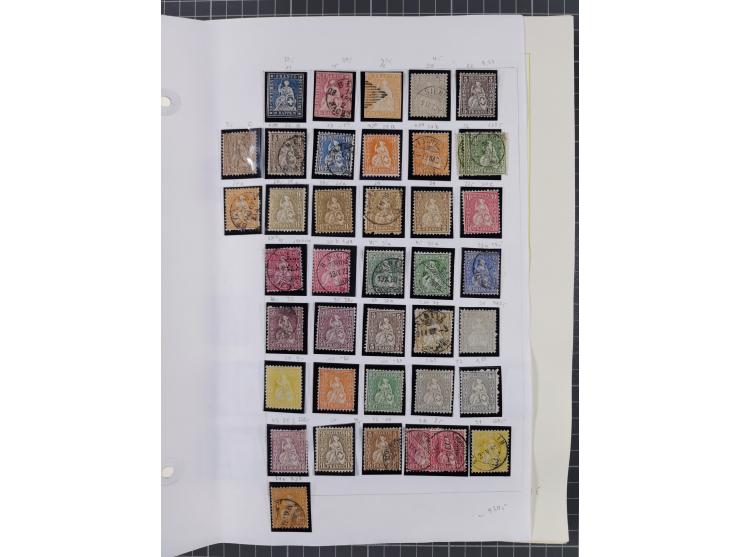 1850/2018, postfrische/ungebraucht, meist gestempelte Sammlung, u.a. mit Mi.-Nr. 152 gestempelt sign. Richter und umfangreich