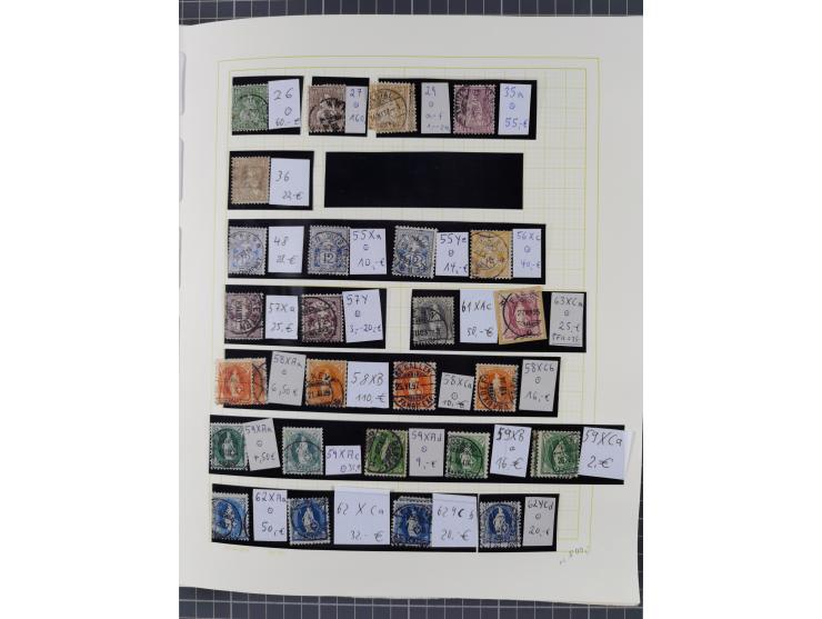 1850/2018, postfrische/ungebraucht, meist gestempelte Sammlung, u.a. mit Mi.-Nr. 152 gestempelt sign. Richter und umfangreich