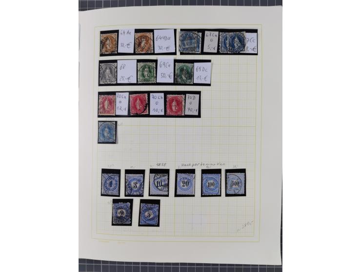 1850/2018, postfrische/ungebraucht, meist gestempelte Sammlung, u.a. mit Mi.-Nr. 152 gestempelt sign. Richter und umfangreich