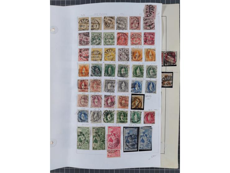 1850/2018, postfrische/ungebraucht, meist gestempelte Sammlung, u.a. mit Mi.-Nr. 152 gestempelt sign. Richter und umfangreich