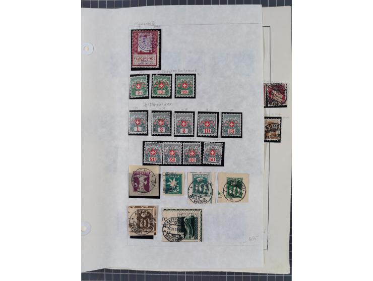 1850/2018, postfrische/ungebraucht, meist gestempelte Sammlung, u.a. mit Mi.-Nr. 152 gestempelt sign. Richter und umfangreich