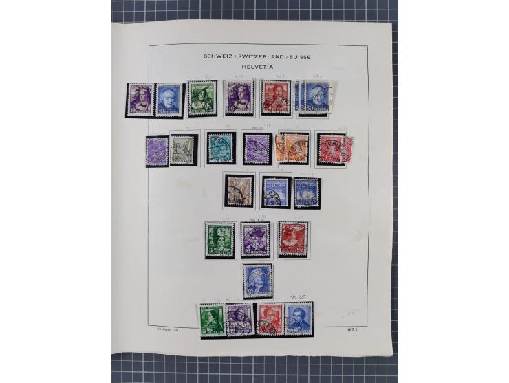 1850/2018, postfrische/ungebraucht, meist gestempelte Sammlung, u.a. mit Mi.-Nr. 152 gestempelt sign. Richter und umfangreich