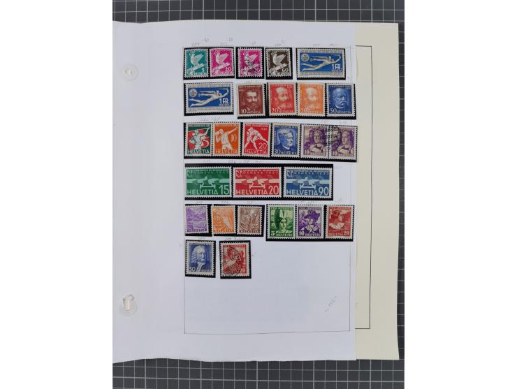 1850/2018, postfrische/ungebraucht, meist gestempelte Sammlung, u.a. mit Mi.-Nr. 152 gestempelt sign. Richter und umfangreich