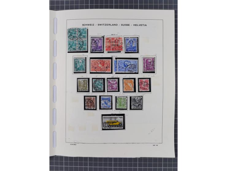 1850/2018, postfrische/ungebraucht, meist gestempelte Sammlung, u.a. mit Mi.-Nr. 152 gestempelt sign. Richter und umfangreich