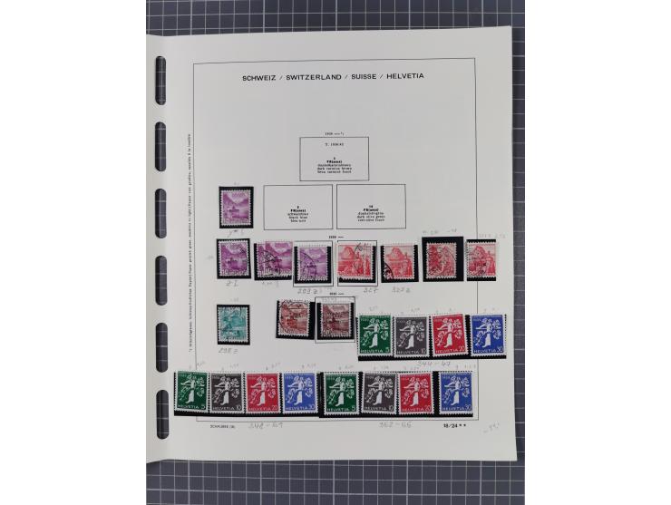 1850/2018, postfrische/ungebraucht, meist gestempelte Sammlung, u.a. mit Mi.-Nr. 152 gestempelt sign. Richter und umfangreich