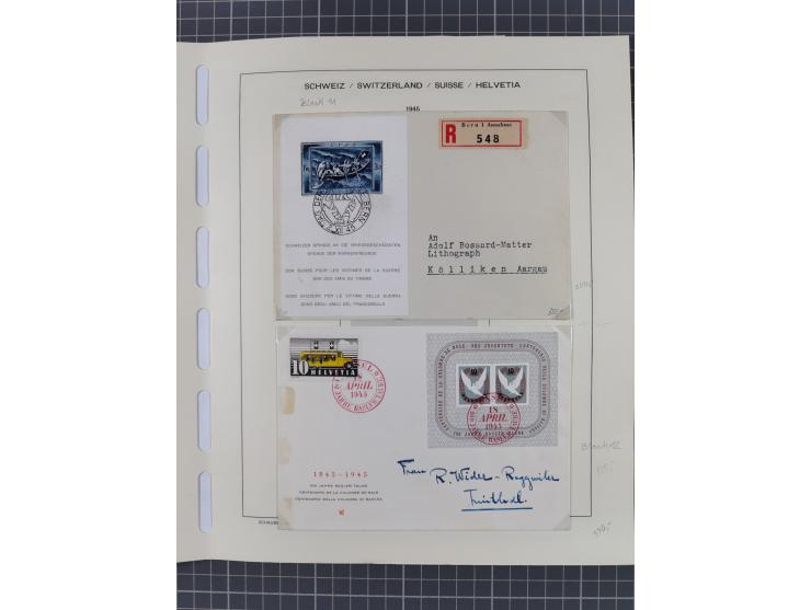 1850/2018, postfrische/ungebraucht, meist gestempelte Sammlung, u.a. mit Mi.-Nr. 152 gestempelt sign. Richter und umfangreich