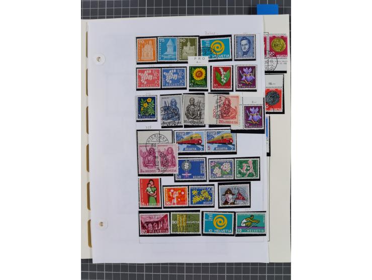 1850/2018, postfrische/ungebraucht, meist gestempelte Sammlung, u.a. mit Mi.-Nr. 152 gestempelt sign. Richter und umfangreich