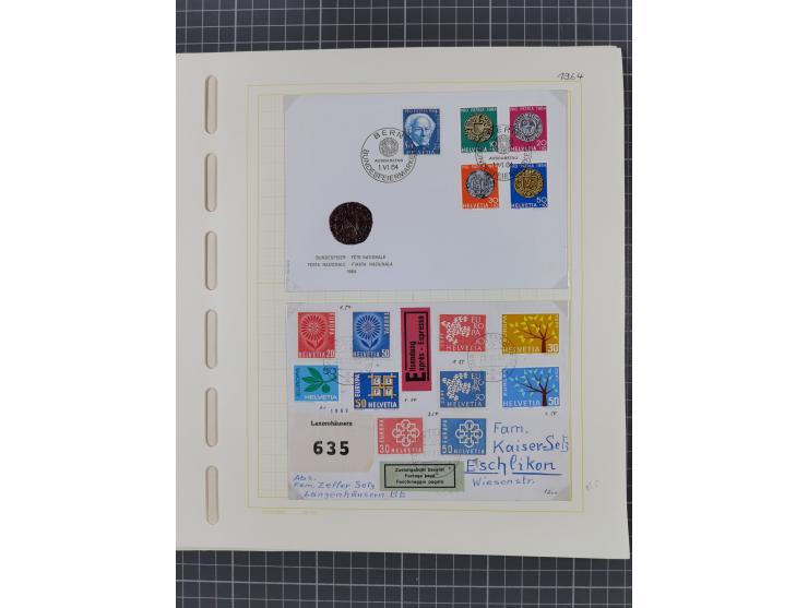 1850/2018, postfrische/ungebraucht, meist gestempelte Sammlung, u.a. mit Mi.-Nr. 152 gestempelt sign. Richter und umfangreich