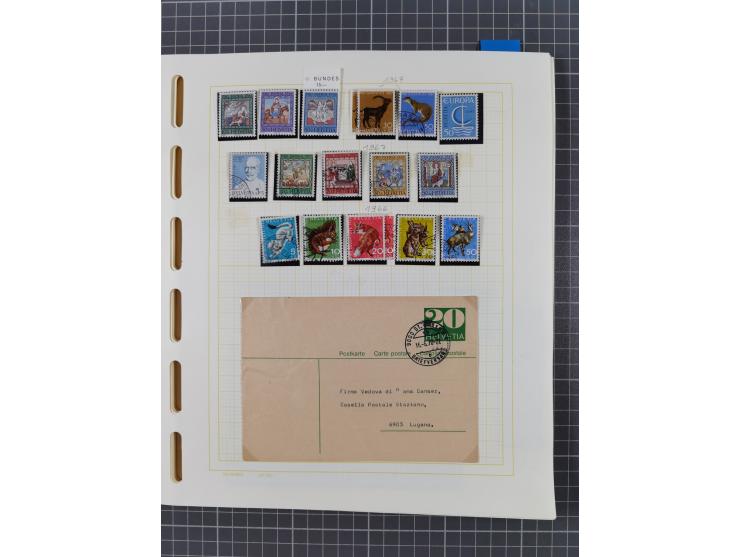 1850/2018, postfrische/ungebraucht, meist gestempelte Sammlung, u.a. mit Mi.-Nr. 152 gestempelt sign. Richter und umfangreich