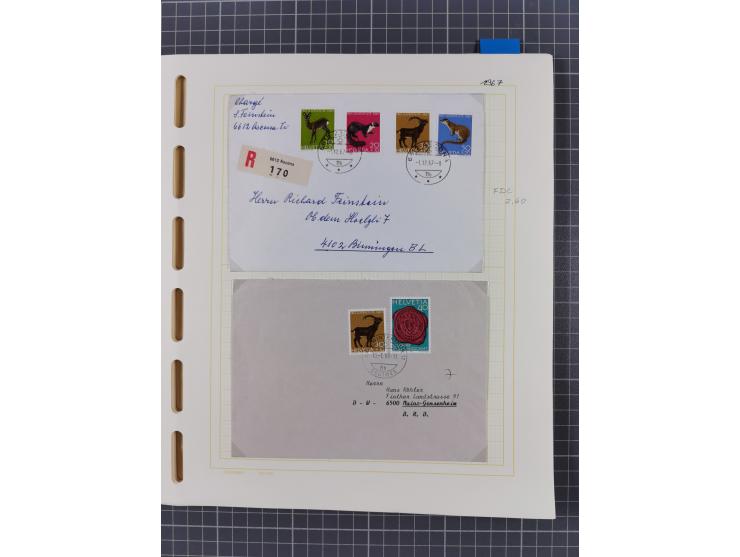 1850/2018, postfrische/ungebraucht, meist gestempelte Sammlung, u.a. mit Mi.-Nr. 152 gestempelt sign. Richter und umfangreich