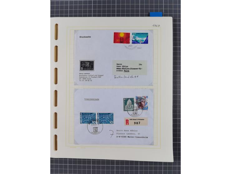 1850/2018, postfrische/ungebraucht, meist gestempelte Sammlung, u.a. mit Mi.-Nr. 152 gestempelt sign. Richter und umfangreich