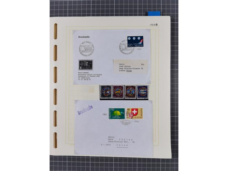 1850/2018, postfrische/ungebraucht, meist gestempelte Sammlung, u.a. mit Mi.-Nr. 152 gestempelt sign. Richter und umfangreich