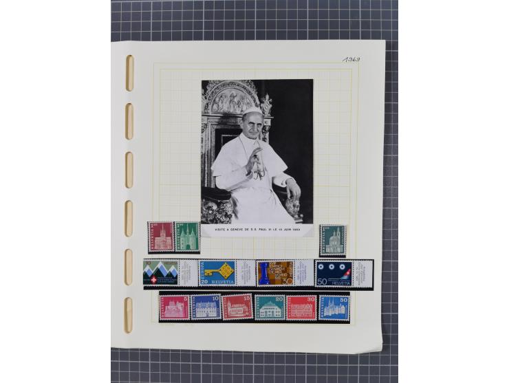 1850/2018, postfrische/ungebraucht, meist gestempelte Sammlung, u.a. mit Mi.-Nr. 152 gestempelt sign. Richter und umfangreich