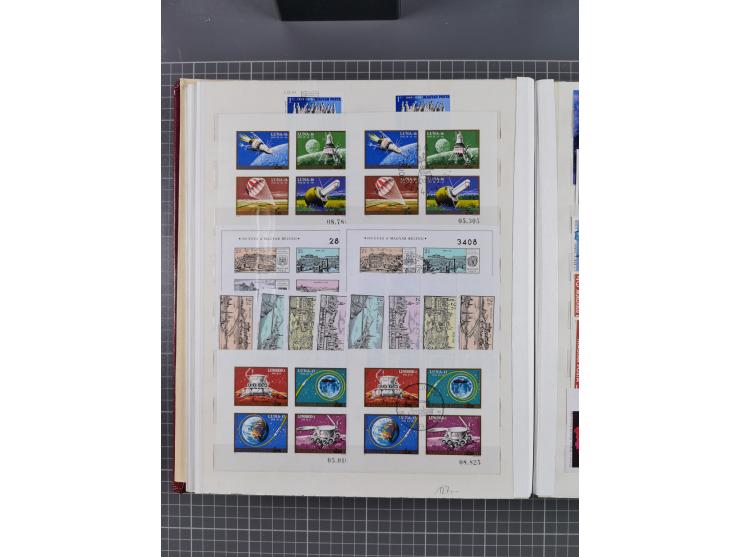 1960/76, mint never hinged/unused and used collection, two albums of imperforated issues, with most miniature and souvenir sh