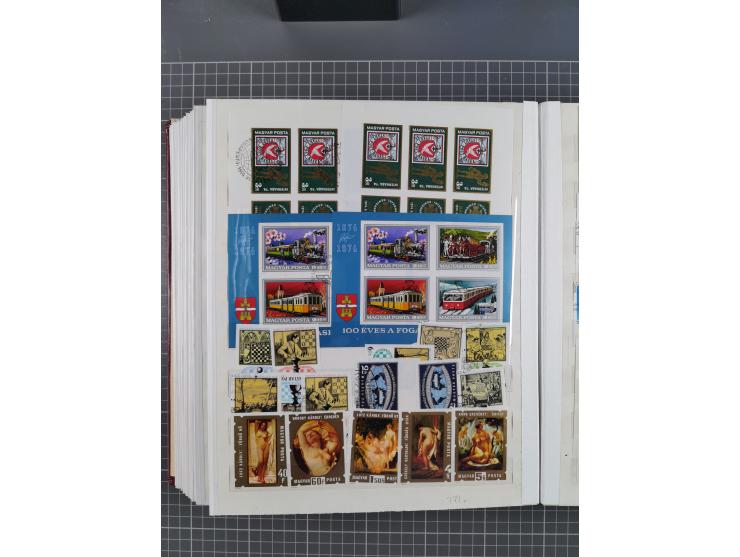 1960/76, mint never hinged/unused and used collection, two albums of imperforated issues, with most miniature and souvenir sh