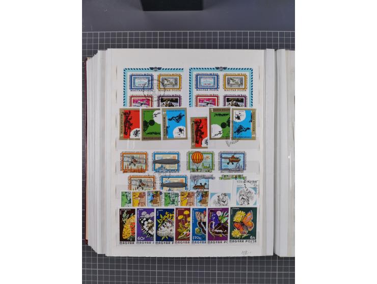 1960/76, mint never hinged/unused and used collection, two albums of imperforated issues, with most miniature and souvenir sh