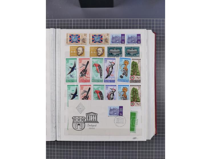 1960/76, mint never hinged/unused and used collection, two albums of imperforated issues, with most miniature and souvenir sh