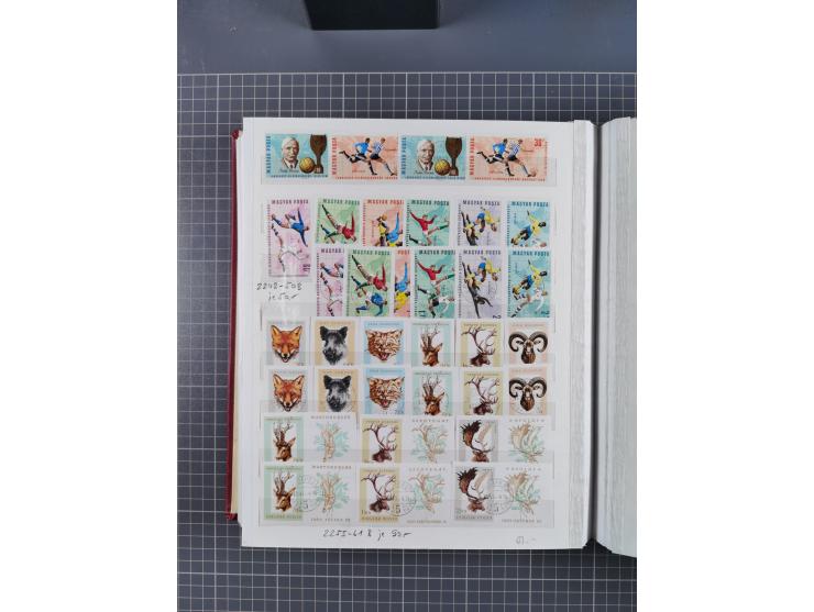 1960/76, mint never hinged/unused and used collection, two albums of imperforated issues, with most miniature and souvenir sh