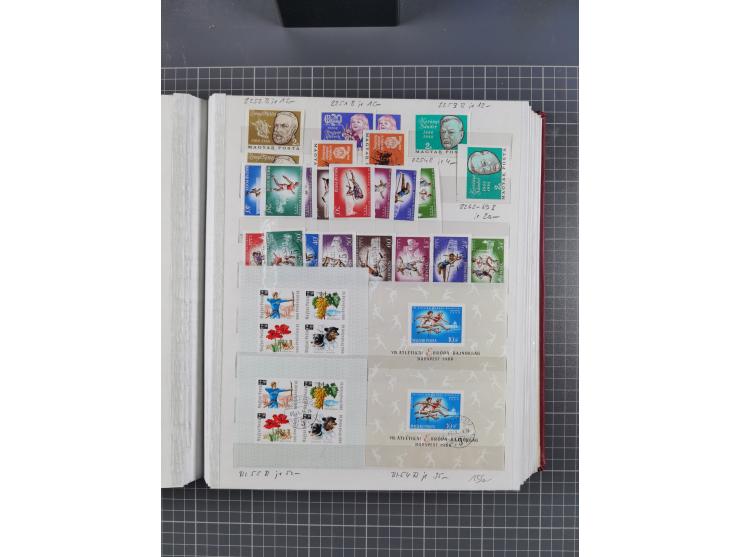 1960/76, mint never hinged/unused and used collection, two albums of imperforated issues, with most miniature and souvenir sh