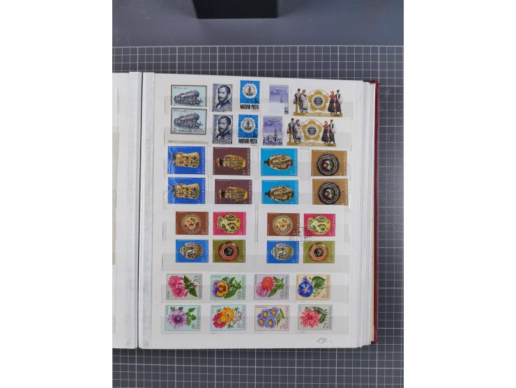 1960/76, mint never hinged/unused and used collection, two albums of imperforated issues, with most miniature and souvenir sh