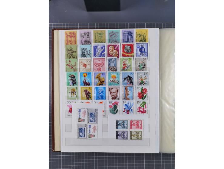 1960/76, mint never hinged/unused and used collection, two albums of imperforated issues, with most miniature and souvenir sh