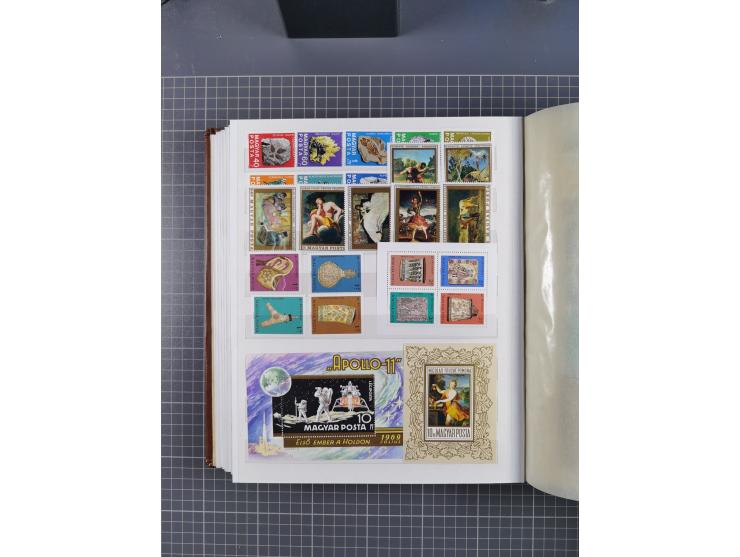 1960/76, mint never hinged/unused and used collection, two albums of imperforated issues, with most miniature and souvenir sh