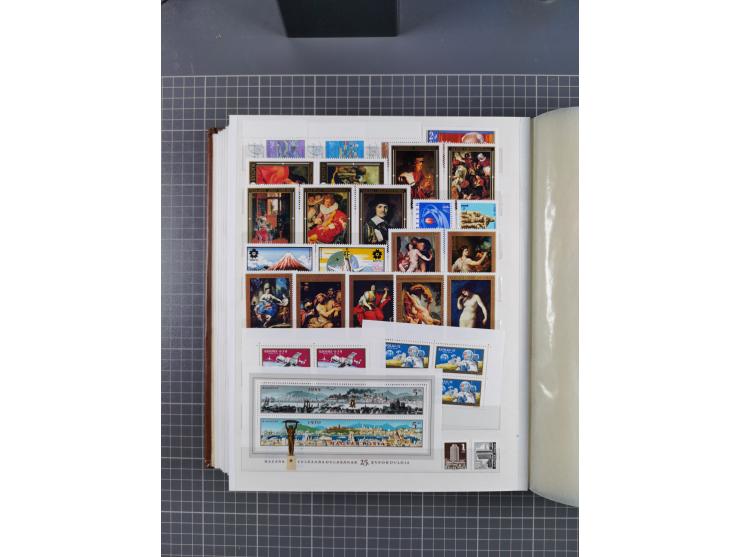 1960/76, mint never hinged/unused and used collection, two albums of imperforated issues, with most miniature and souvenir sh