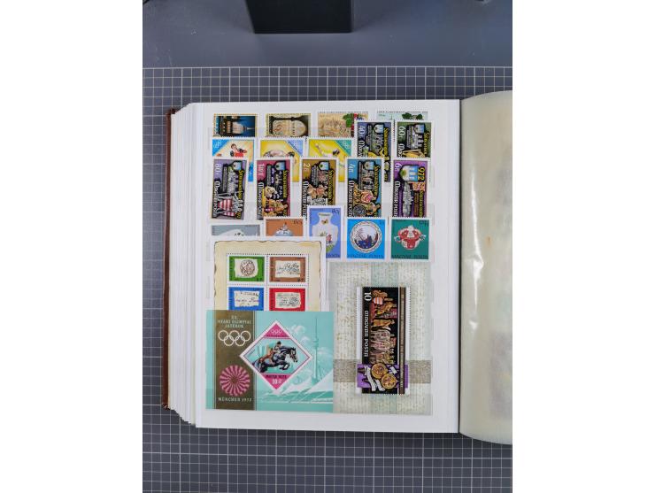 1960/76, mint never hinged/unused and used collection, two albums of imperforated issues, with most miniature and souvenir sh