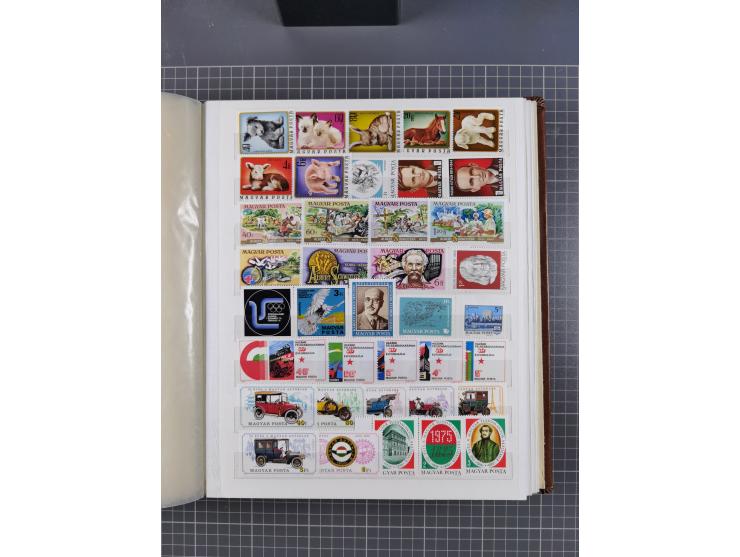 1960/76, mint never hinged/unused and used collection, two albums of imperforated issues, with most miniature and souvenir sh